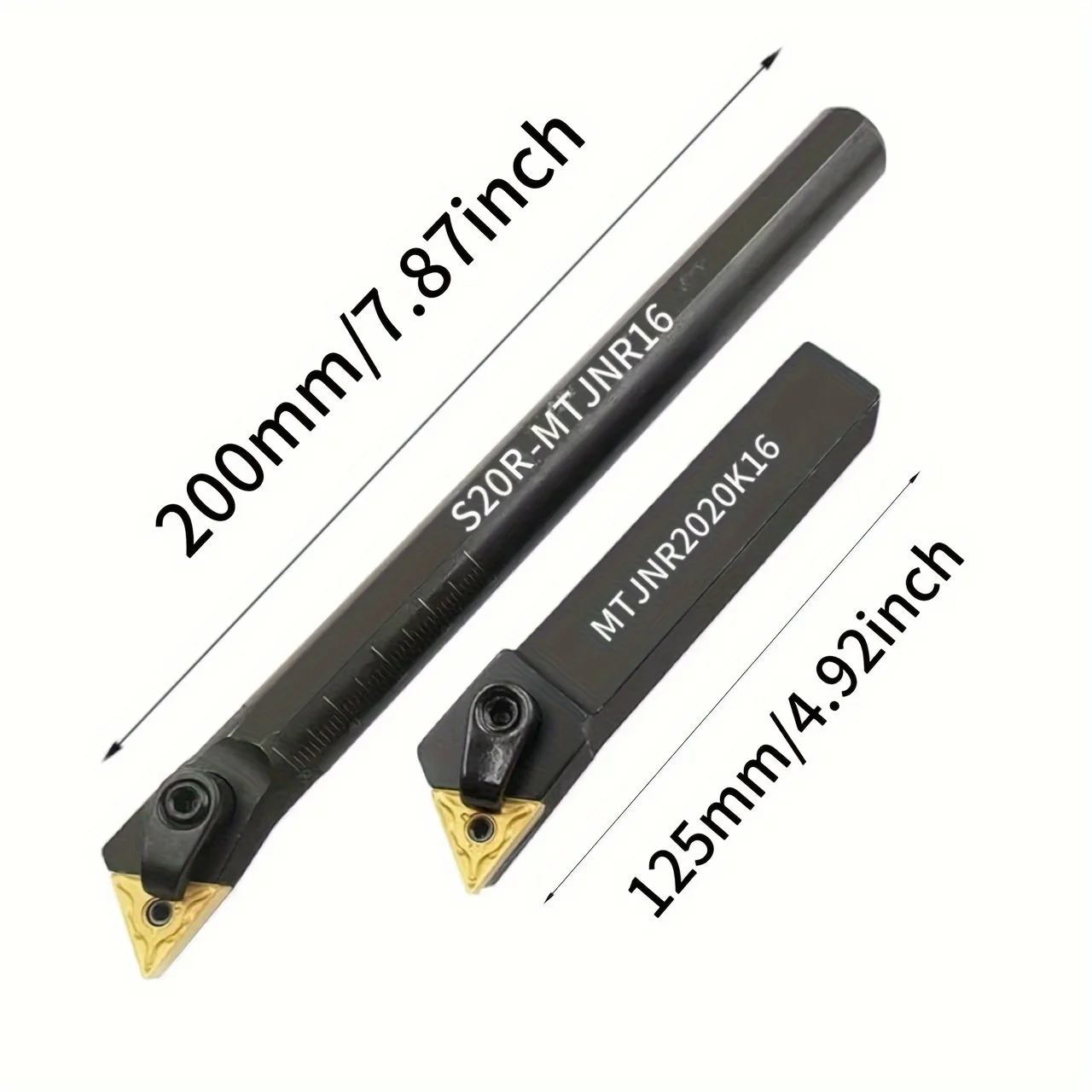 S20R-MTJNR16/MTJNR202K16 Toolholder + 10pcs TNMG160404 Inserts - 20mm CNC Turning Set for Steel/Stainless
