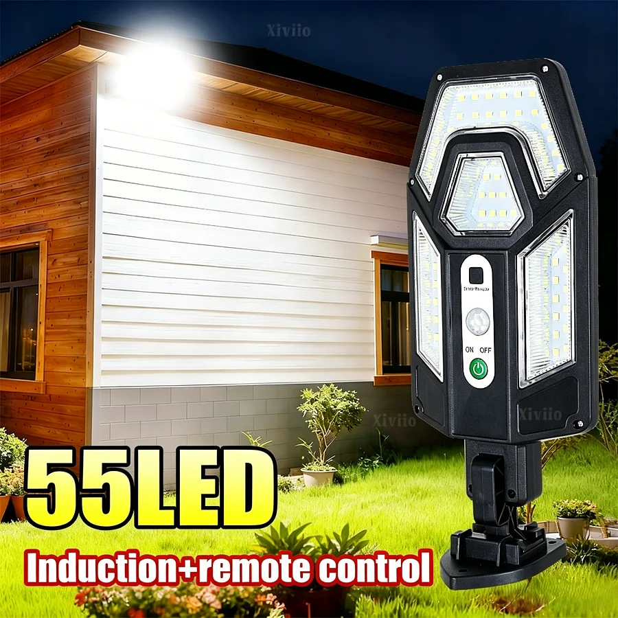 

2000W Solar Light Outdoor Motion Sensor Wall Lamp Waterproof Sunlight Floodlight Exterior Solar Lights for Garden Yard Street