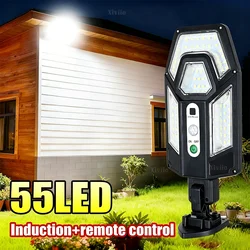 2000W Solar Light Outdoor Motion Sensor Wall Lamp Waterproof Sunlight Floodlight Exterior Solar Lights for Garden Yard Street