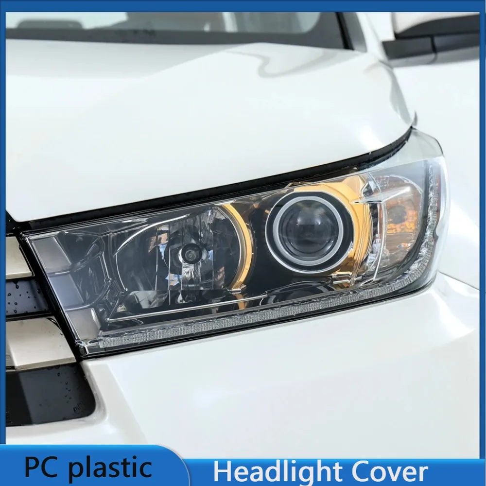 

For Toyota Highlander 2018-2021 Year Front Headlight Cover Transparent Lampshade Headlamp Lens Shell Body Kit Accessories