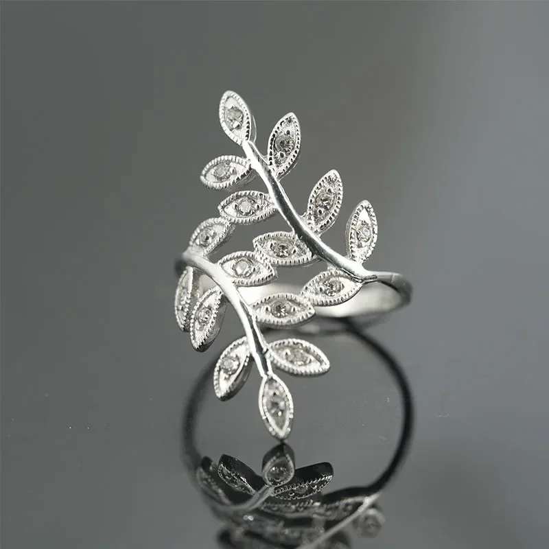 

Inlaid Gem Girl Fashion Stainless Steel Luxury Couple Men's for Rings Size 5-9