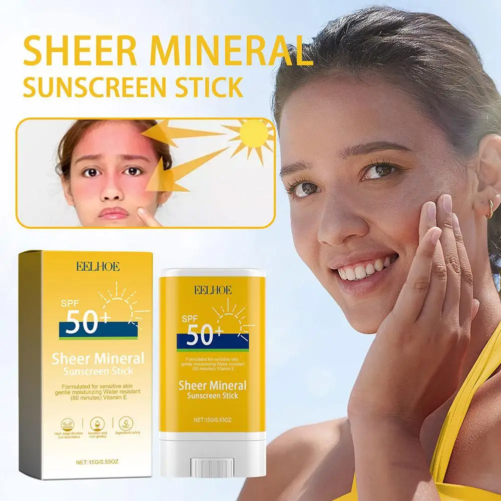 Screen In Bar Blocker Matte Stick Moisturizing Uv Korean Whitening Solar Face Cream Spf50+ Non Products Protector Gr W6y3