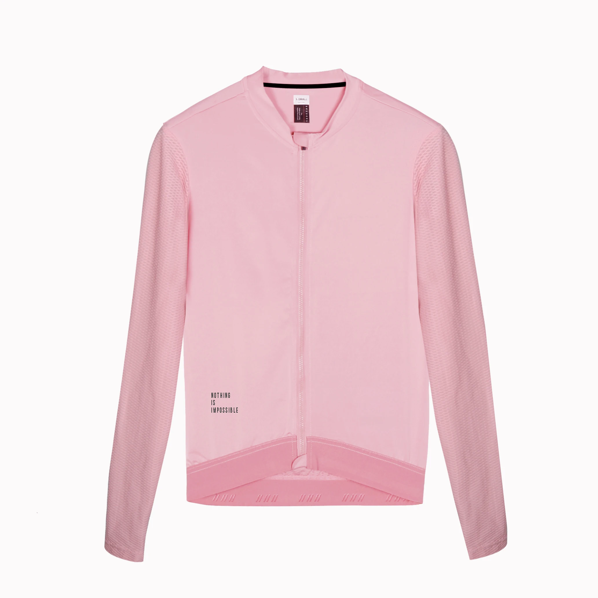 SPEXCEL New Pro Langarm-Radtrikot für den Sommer, leichtes Stoff-Design mit geradem Kragen und leichter Netzärmel für Herren