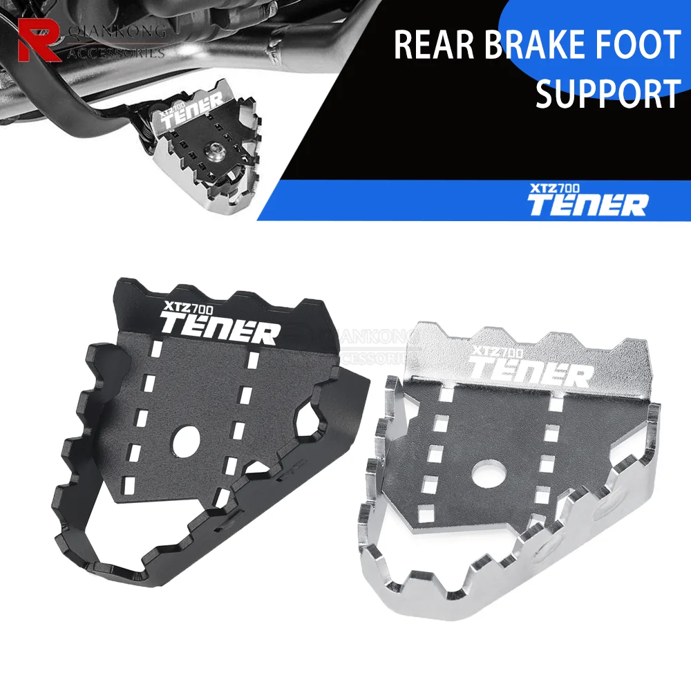 

XTZ700Z Tenere Motorcycle Rear Foot Brake Lever Pedal Enlarge Extension Peg Pad Extender For Yanaha Tenere700 T7 XTZ700 Tenere
