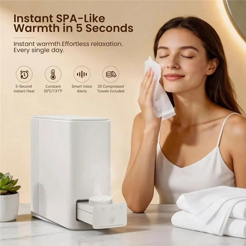 Hot Towel Dispenser & Face Hot Towel Warmers US Plug