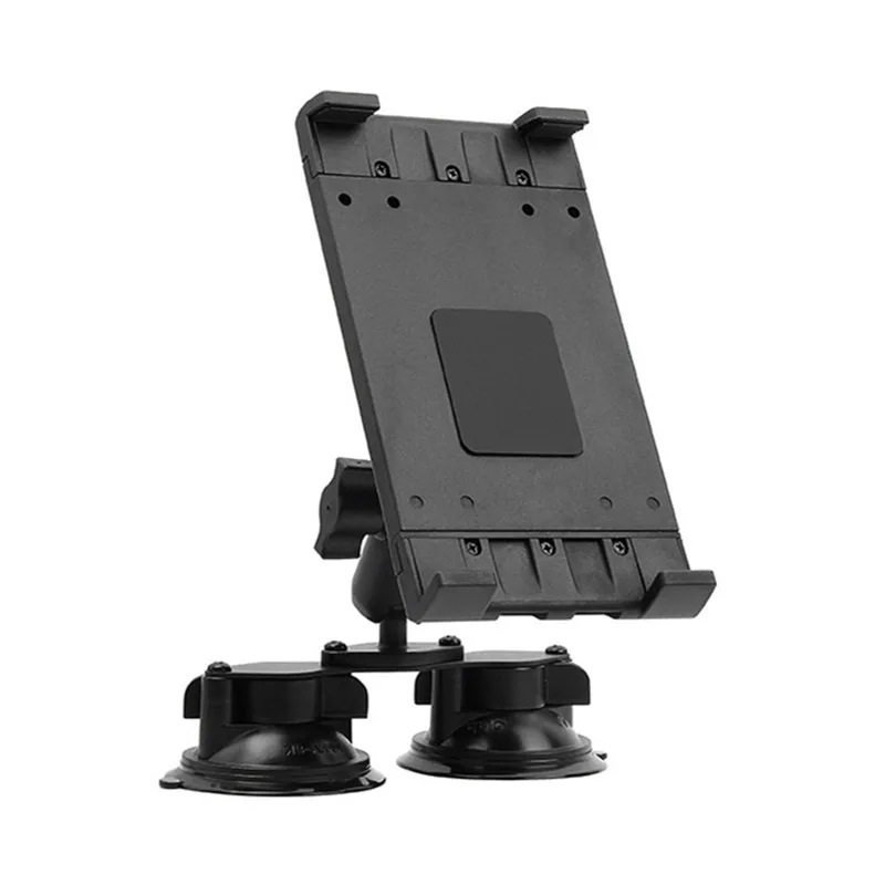 حامل كمبيوتر لوحي للسيارة مقاس 7-11 بوصة مع كرة 1 بوصة يدعم الزجاج الأمامي للسيارات اللوحية