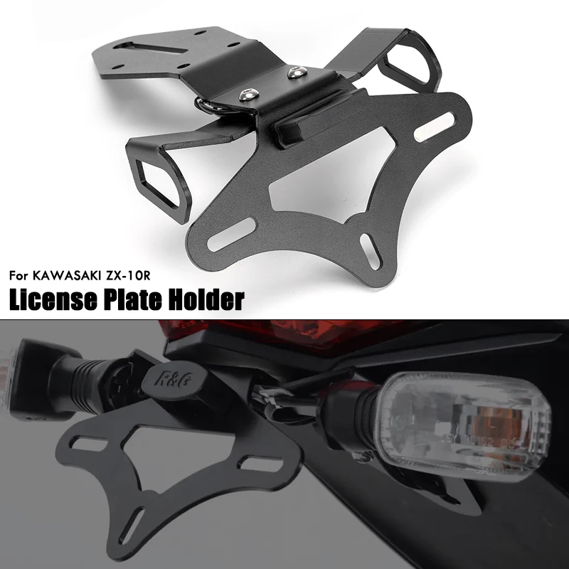 

Motorcycle License Plate Holder Fender Eliminator Rear Short Tail Tidy Bracket For KAWASAKI Ninja ZX10R ZX-10R ZX-10RR 2016-2026