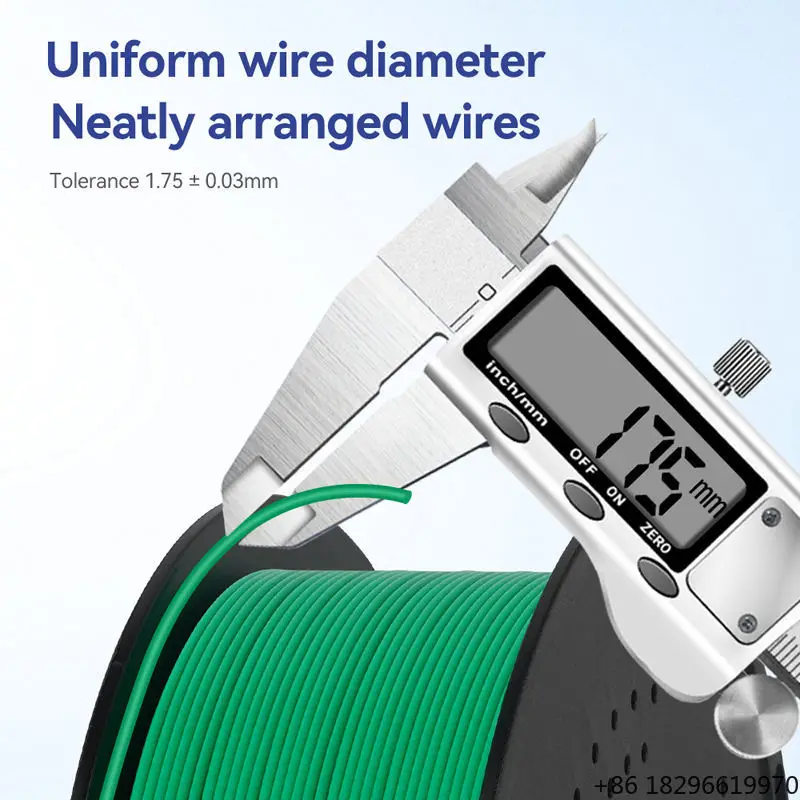 PLA 3D Printer Filament 1.75mm 1kg Spool High Precision Tangle-Free Printing Material Multi Color