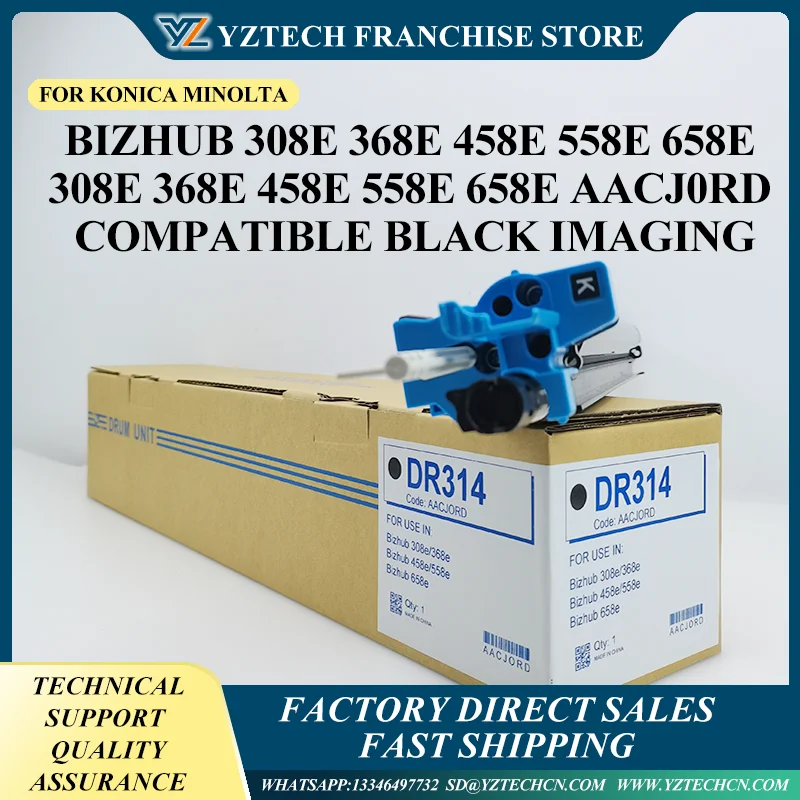 

1pcs DR314 Drum Unit For Konica Minolta Bizhub 458e 308e 368e 558e 658e Compatible Copier Spare Parts