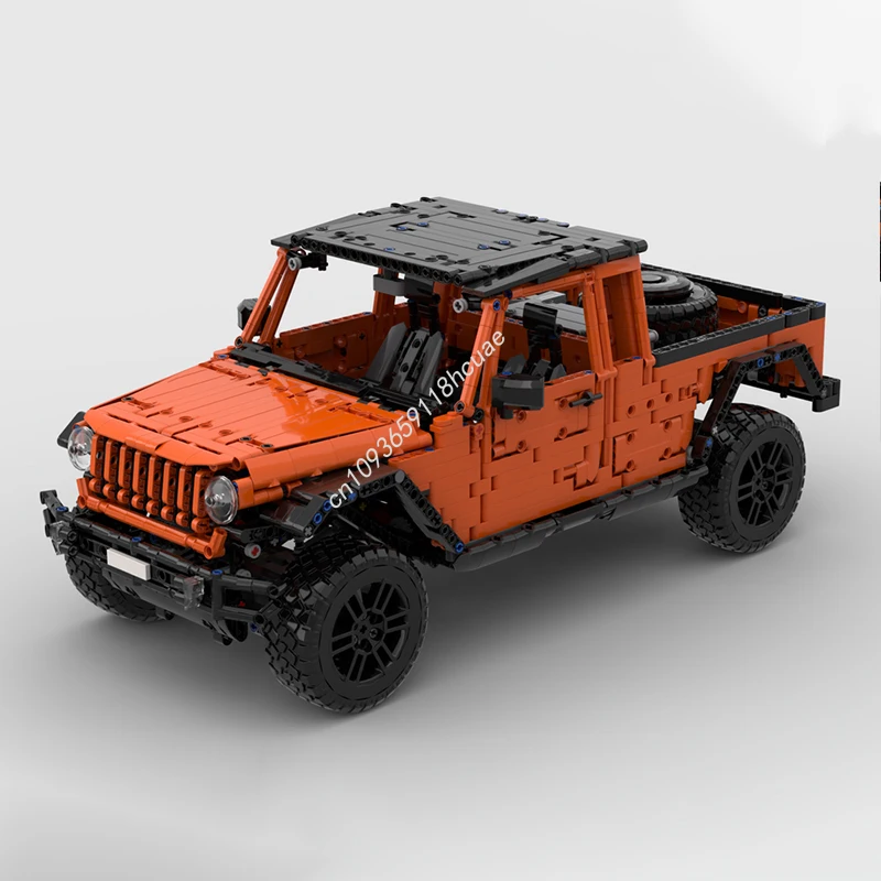 2019 個 MOC ジープ ラングラー JK8 テクニカルモデルビルディングブロックモジュラークラフトおもちゃ建築クリスマスギフト