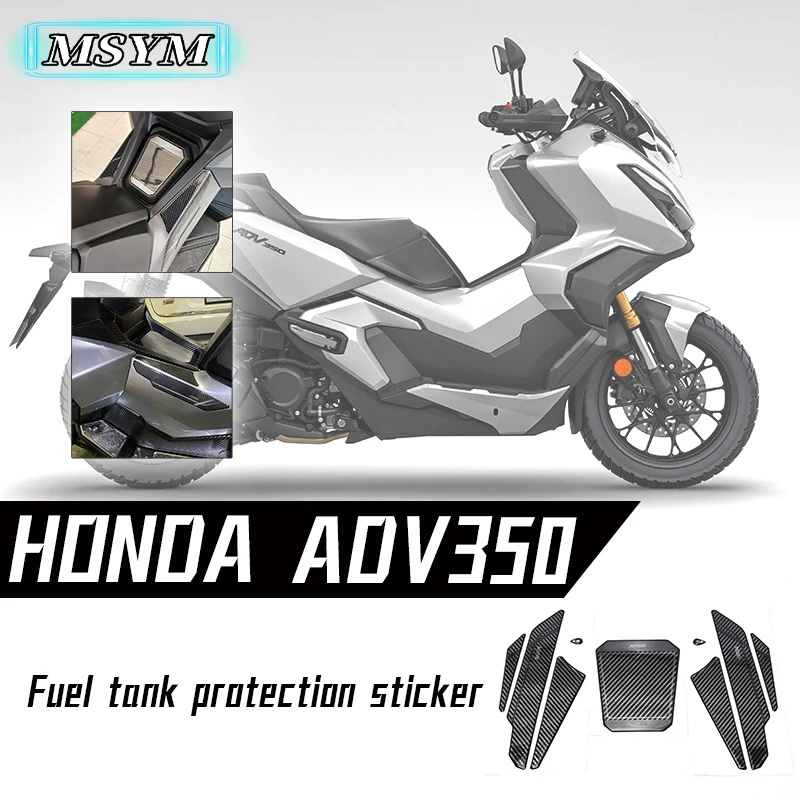 For Honda ADV350 ADV 350 motorcycle modified accessories Applicable to carbon fiber resin stickers on both sides of fuel tank