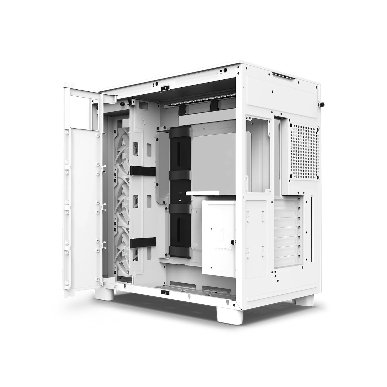 Hot Sale Computer NZ Case H9 Flow Wit RGB Middle Tower Case PC Gaming CASE