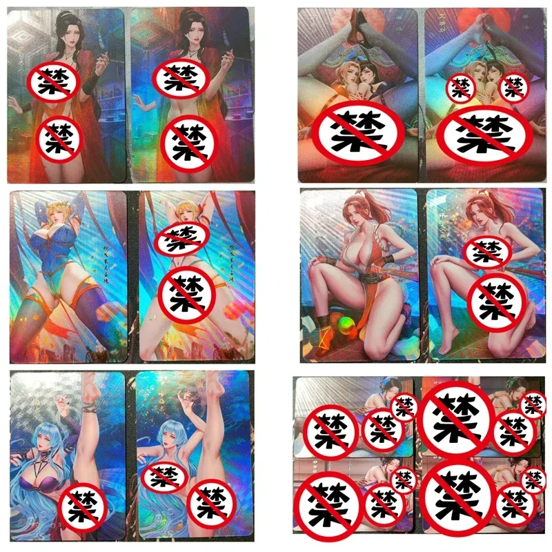 

2 шт./компл. DIY скрытая аниме-карта серии антикварных ‌ Lin Zilan ACG Сексуальная телесная карточная игрушка Подарочная игра Самодельные аниме Коллекционные карты комиксов