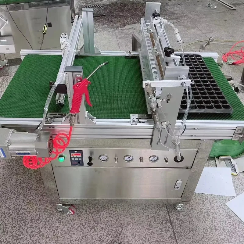 Manufacturer's Hot-selling Photoelectric Induction Fully Automatic Tray Seeding Machine with High-efficiency Production Line
