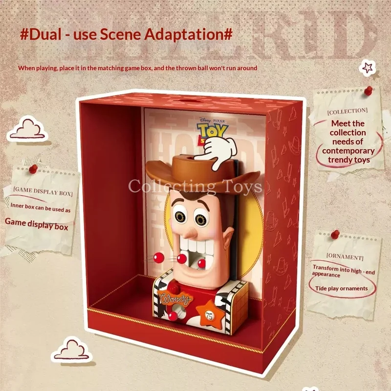 

Genuinetoy Story Woody Assembled Big Teeth Toy Fun Stress Relief Building Block Figure Desktop Decor Creative Stress Relief Kit