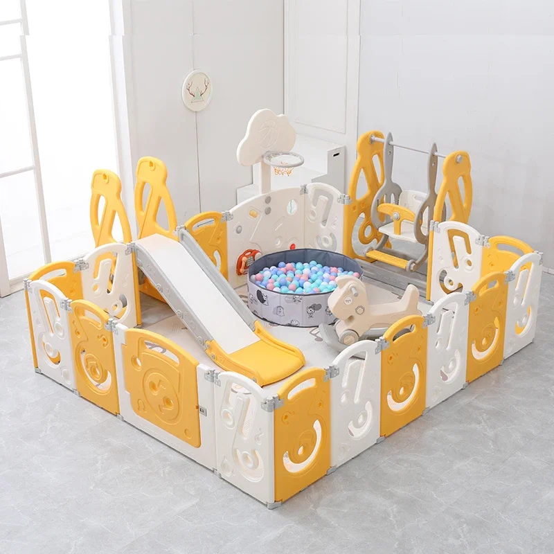 Multi-combination Folding Plastic Safety Baby Playard Play Fence Guard Baby Safe for Indoor or Outdoor