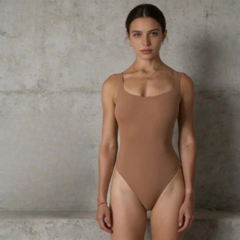 

High Stretch Yoga Jumpsuit for Women Sleeveless Tummy Control Butt Lifting Triangle Buckle One Piece Fitness Sportswear