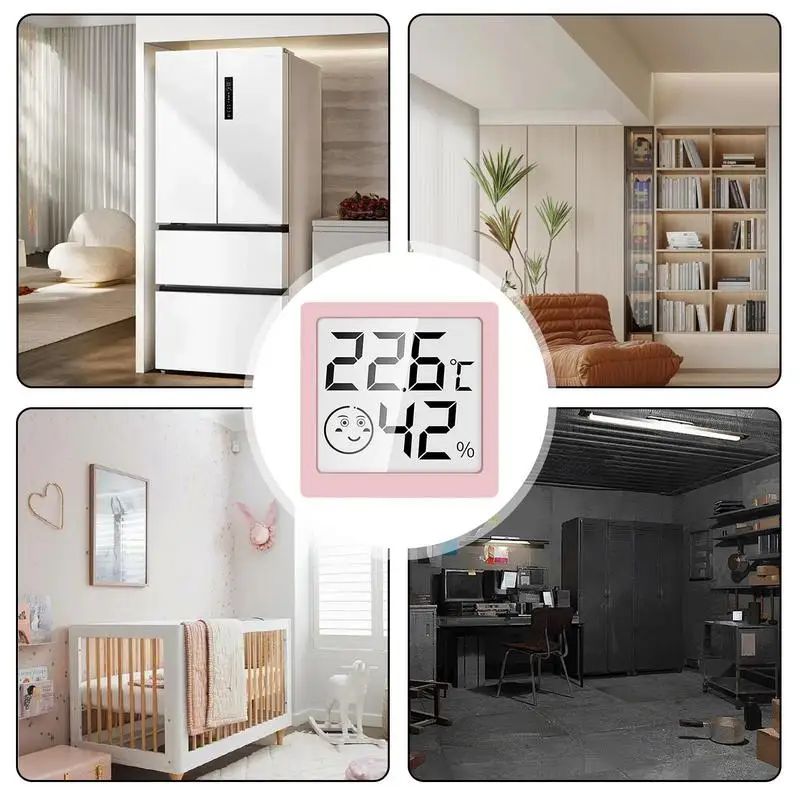 ミニデジタル湿度計,温度計,湿度温度計,赤ちゃんの部屋の電子ゲージ