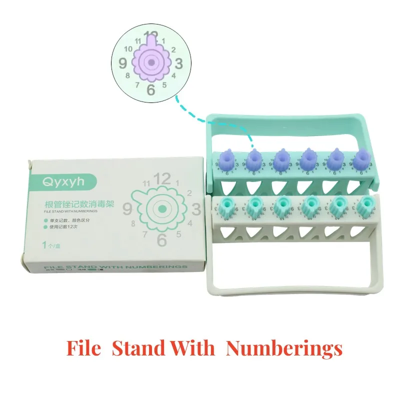 

Autoclavable Dental Endo File Holders Counting Disinfection Box Dentist Endodontic Root Canal Sterilization Case Rack