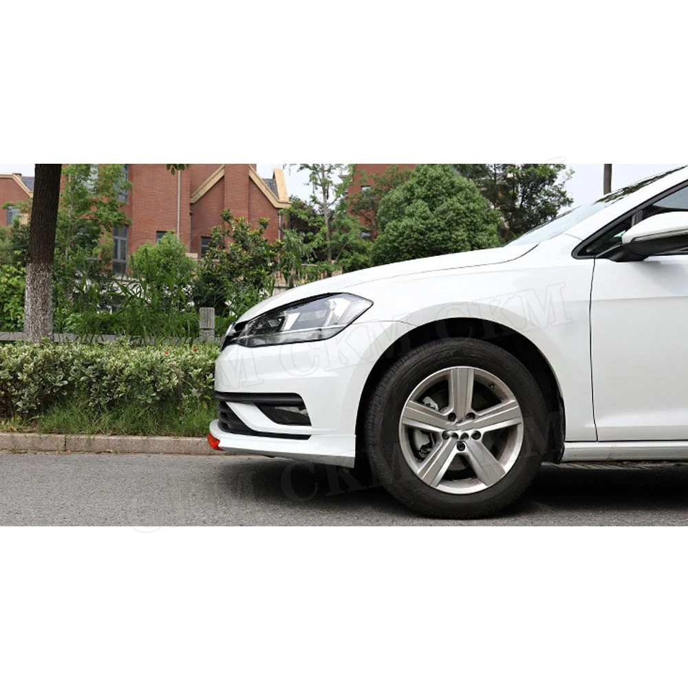 

For VW Golf 7.5 Standard 2018 2019 Not For GTI ABS Front Lip Spoiler Splitters Aprons Anti impact Protector Car Styling