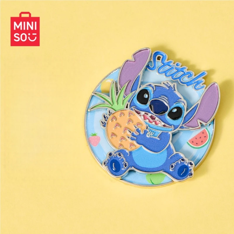 MINISO Disney Stitch Seri Hawaii Magnet Kulkas Model Magnetik Anime Ornamen Dekoratif Lucu Mainan Anak-anak Hadiah Ulang Tahun