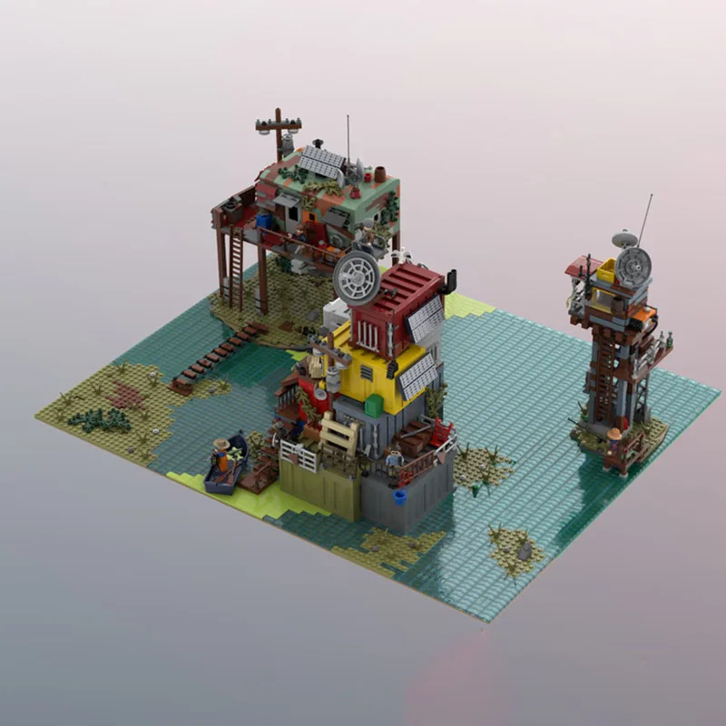 Neue MOC-Bausteine, Baumodelle, World End Survival City, Kinderspielzeuggeschenke, DIY-Montageset