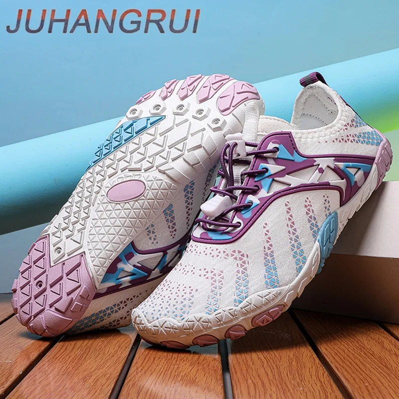 Uomo Donna Scarpe da spiaggia Aqua ad asciugatura rapida Scarpe da acqua a piedi nudi Uomo Sneaker acquatica Sport Scarpe da passeggio atletiche Antiscivolo