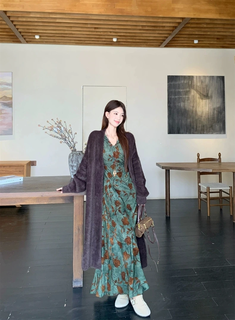 فساتين نسائية أو عيد الميلاد بدون أكمام مخططة مخططة شريط عمودي حواف هندسية قطرية شبكة فنية حديثة وفريدة من نوعها أنيقة #4