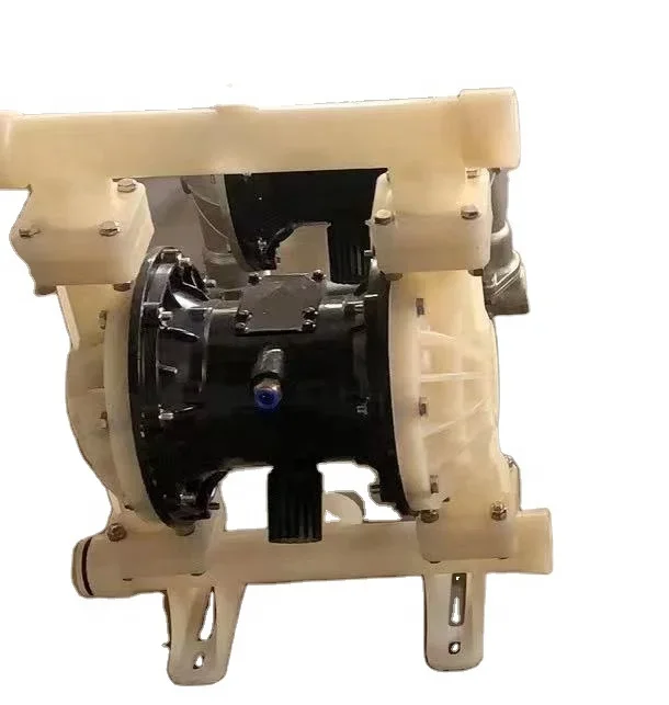 

HOP QBK-25 China air operated double pneumatic diaphragm pump manufacturers PVDF+F46 Diaphragm work with HCL Chemical