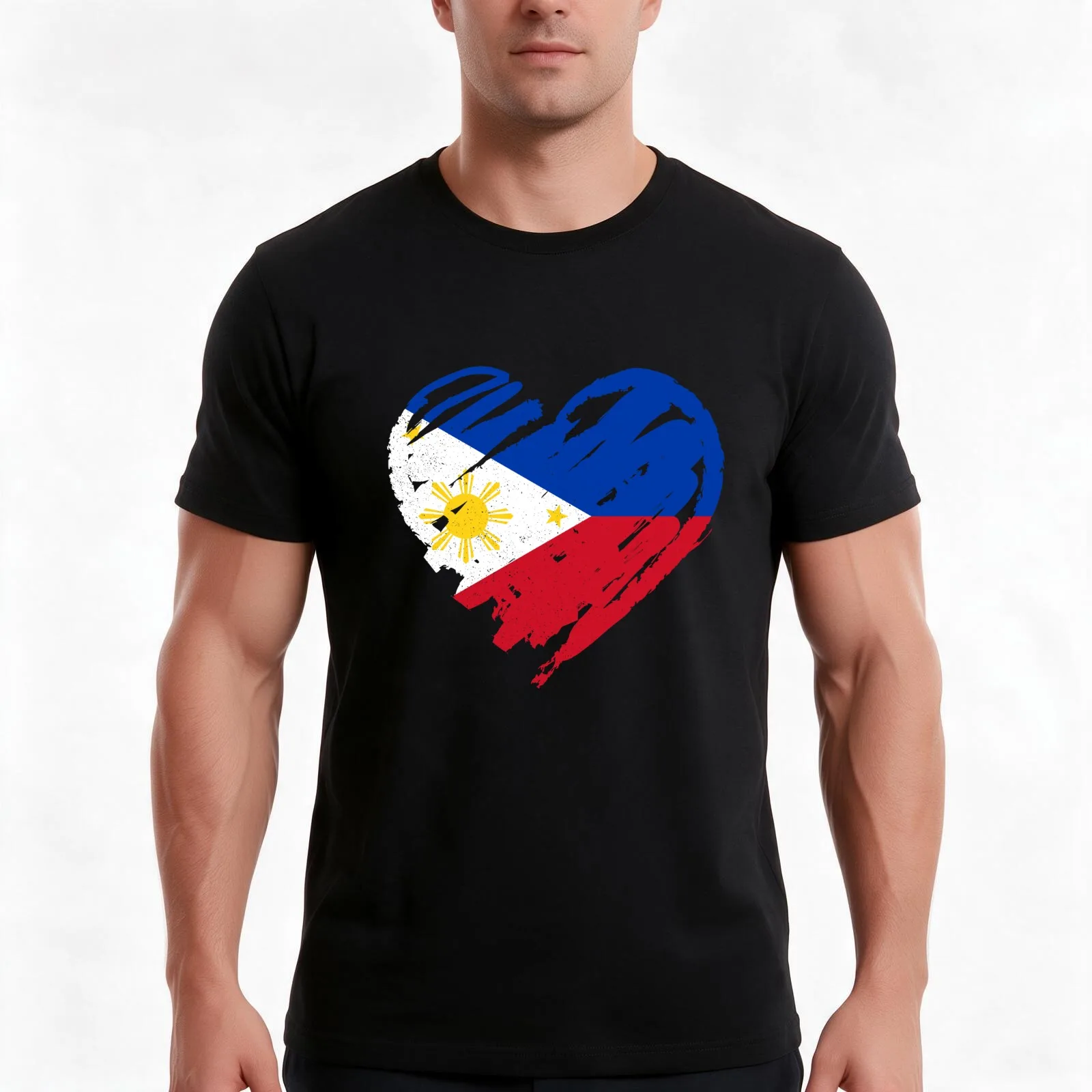I Love Philippines - Mahal ko ang Pilipinas T-Shirt, Summer Casual Cotton Tee, Oversized Streetwear Tops, Vintage Graphic Print