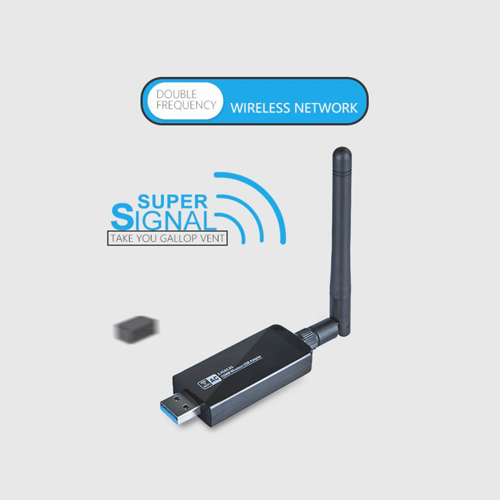 مُعدِّل Wi-Fi USB 1200 ميجابت/ثانية مع دعم RTL8812AU: تقييم شامل لأداء عالي واتصال مستقر