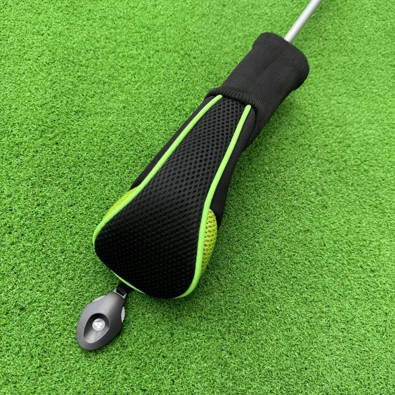 2 قطعة غطاء الرأس الهجين جولف طويل الرقبة الهجين رئيس يغطي UT نوادي الغولف يغطي 2 قطعة اللون الأخضر