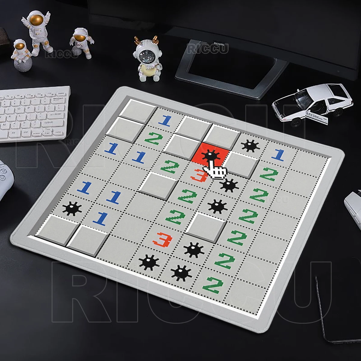 Anime Classic Windows Game Retro Pixel Game Small Size Mouse Pad Non-slip Rubber Playmat Office Pc Accessory Gaming Desktop Mats