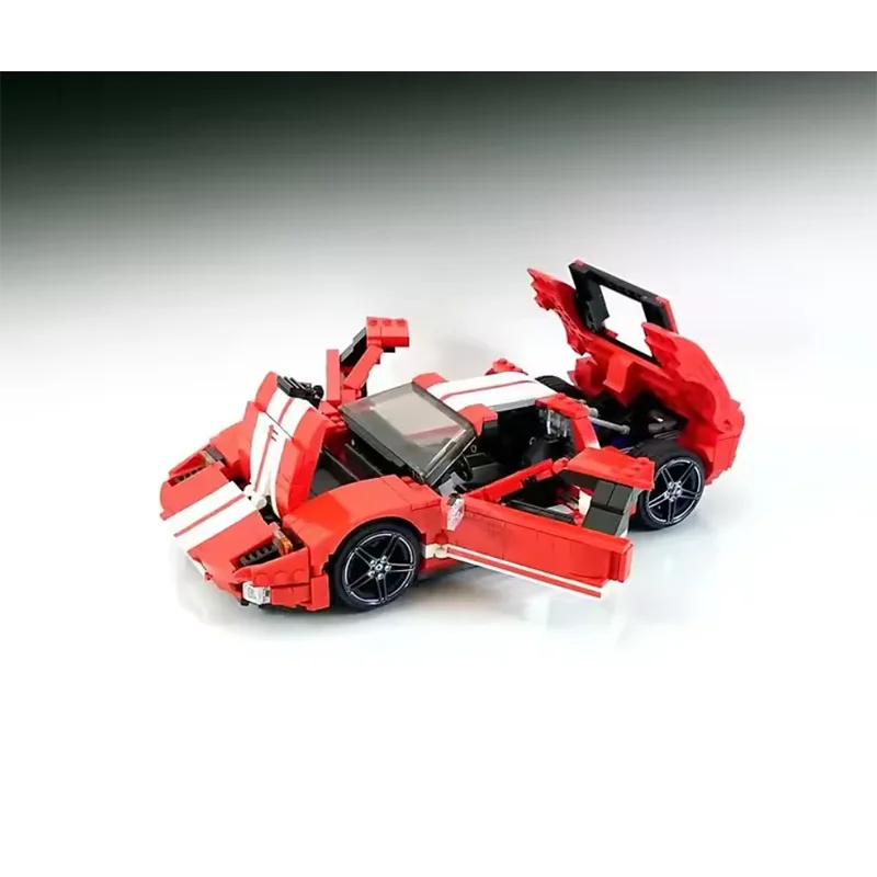 

899pcs Car Model MOC Classic Super Speed ​​GT Car Creative Educational Building Block Gift for Children
