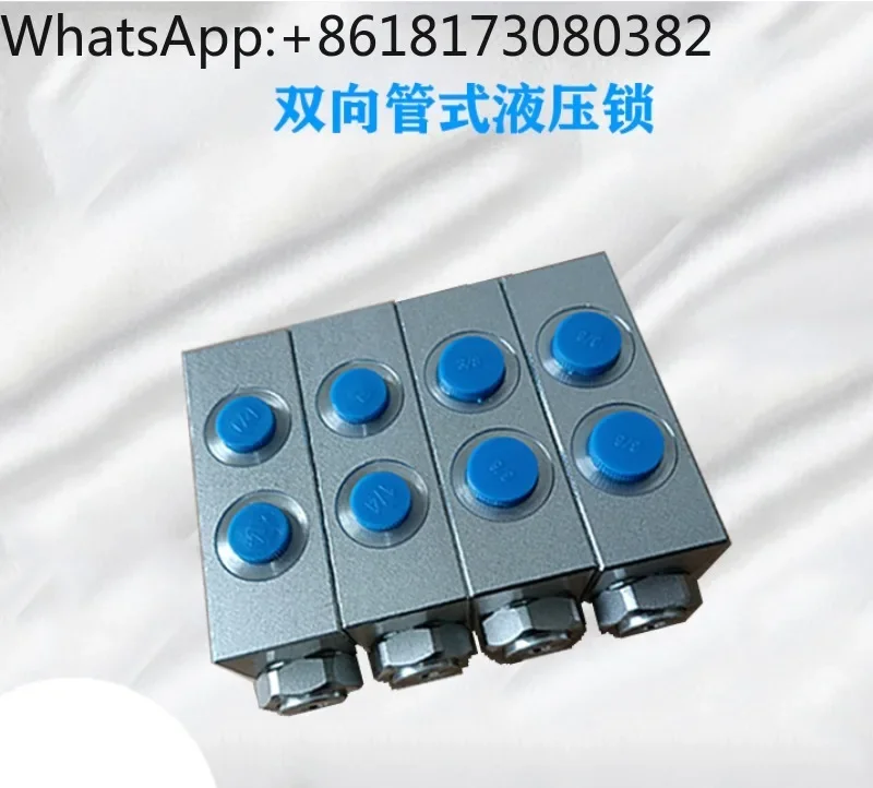 

Double directional hydraulic lock excavator garbage truck arm hook cleaning vehicle sanitation vehicle oil cylinder hydraulic