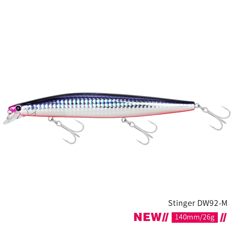 TSURINOYA Stinger 140S Zinkende Minnow Aas 140mm 26g Ultra Lange Werpafstand Jerkbait voor Zoutwater Zeebaars Hard Bait