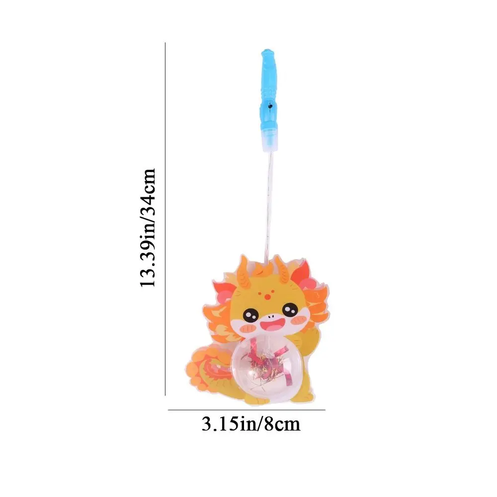 Lanterne chinoise en forme de dragon de dinosaure de dessin animé pour enfants, veilleuse LED mignonne, festival de la mi-automne, cadeau de nouvel an