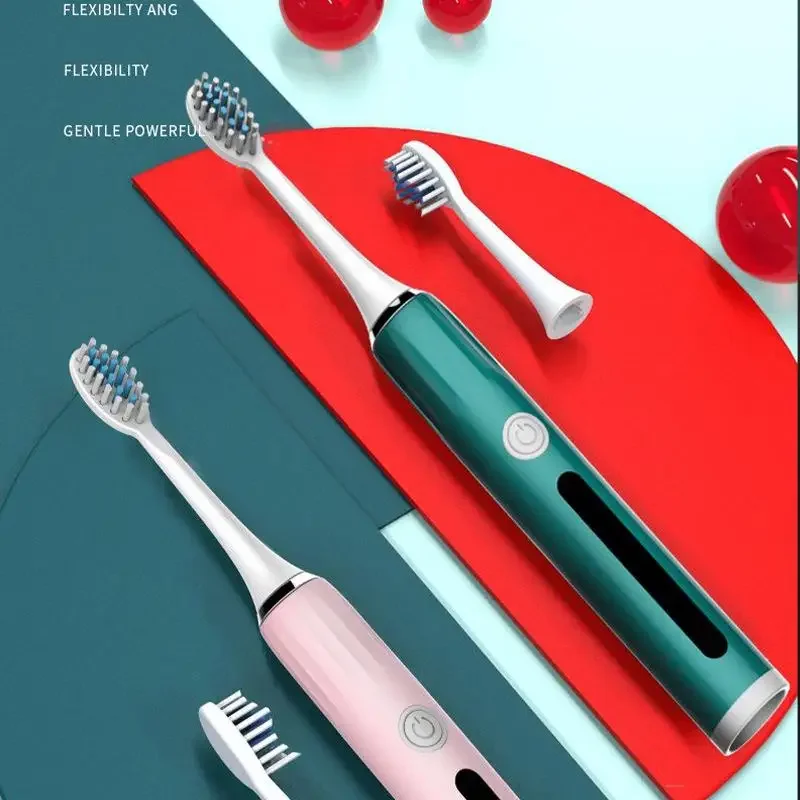 Electric Toothbrush Adults Children USB Charging Sonic Cleaning DuPont Bristles Brush