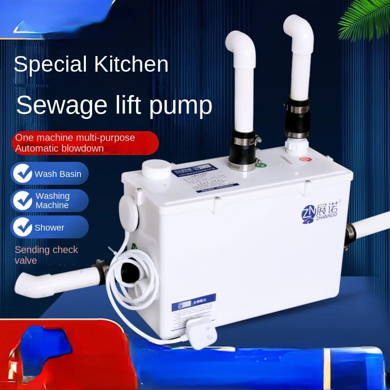 Basement Sewage Lift  Kitchen Automatic  Shopping Mall Villa Toilet Crushing Sewage Lift