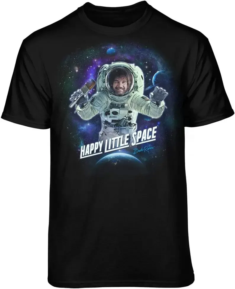 Happy Little Space Graphic T Shirt Tees High Quality 100%Cotton Short Sleeve