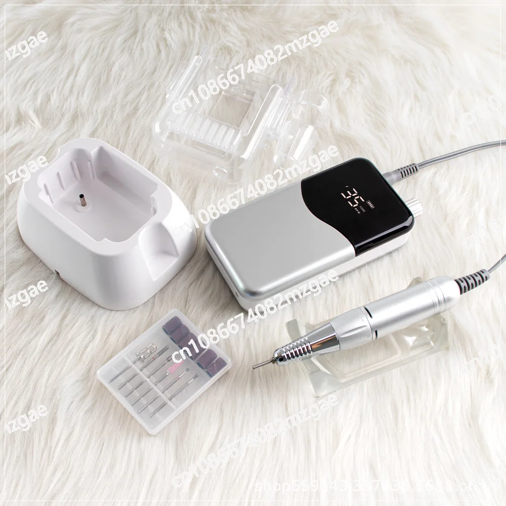New 85W Electric Nail File 35000 RPM Cordless Professional Brushless Nail Drill Machine