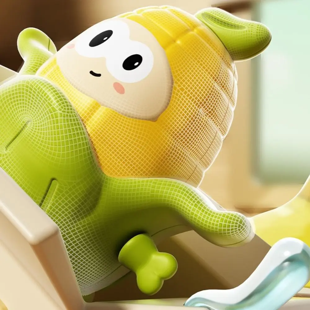 Plástico dança milho relógio brinquedos simulação balançando andando dança polvo artesanato decoração móvel