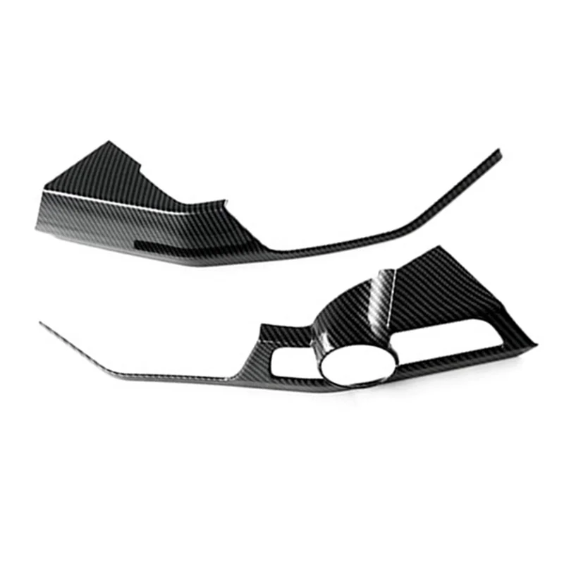 

Carbon Fiber Car Interior Center Control Panel Side Strips Cover Trim for Land Cruiser 300 LC300 2022-2023