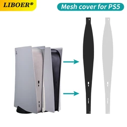 Breathable Mesh Cover for PS5 Slim/PS5 Disc&Digital Console Flexible PVC Material Protective Washable Anti Pet Hair Dust Filter