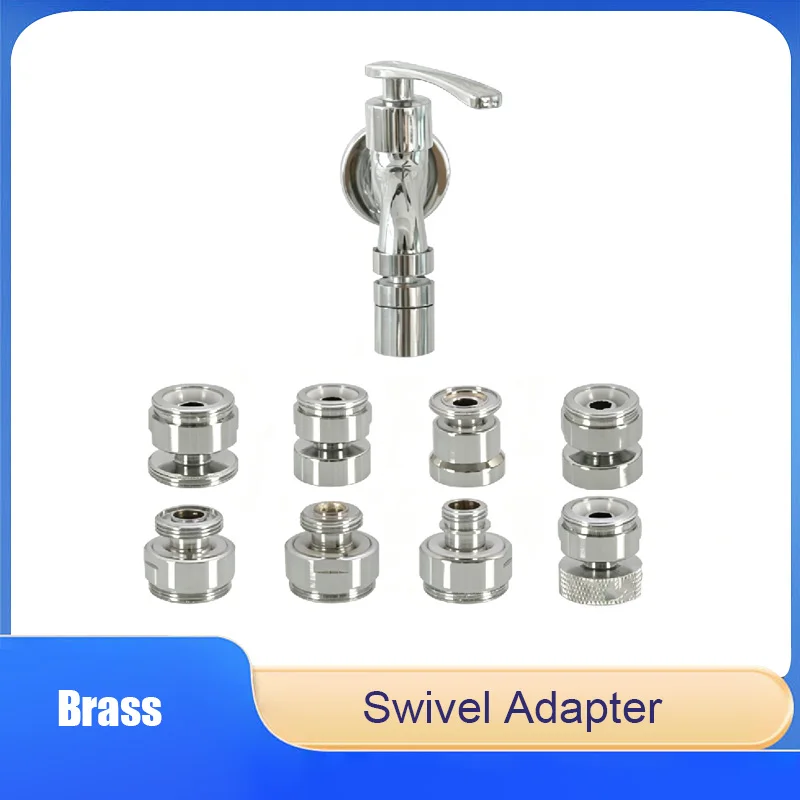 Universal Faucet Aerator Conversion Adapter With Internal And External Threaded Outlet