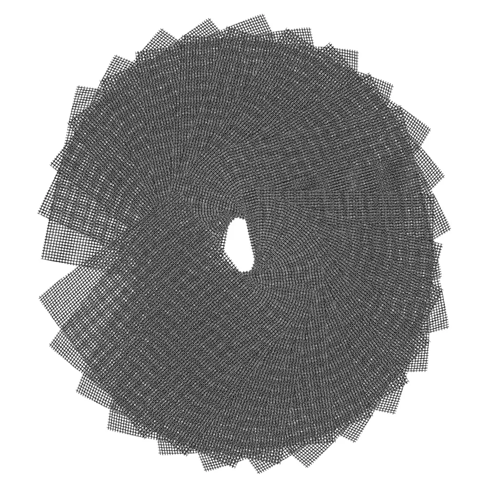 50 قطعة منصات شبكية الزهرية عالية الكثافة شبكة الصرف للمزارعين حديقة الزهرية وسادة وعاء عصاري أسفل حصيرة #6