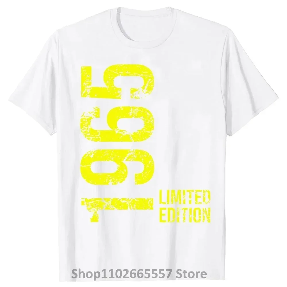 Awesome Vintage 1965 Cotton Men\'s T-shirt Graphic Streetwear Short Sleeve Birthday Gifts Summer Style LIMITED EDITION