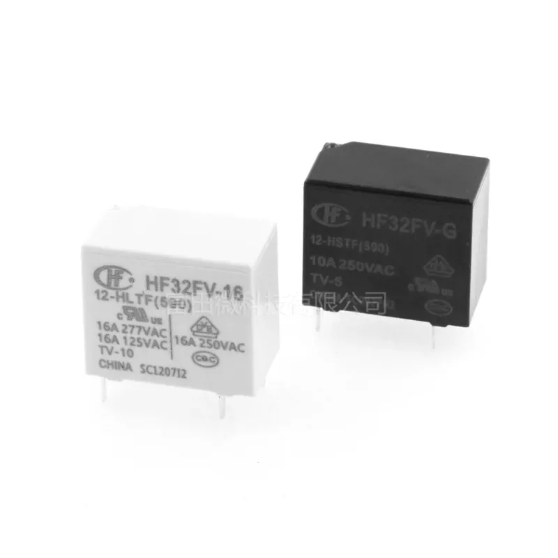 25 pz HF32FV -G-5-HSTF HF32FV-G-12-HSTF HF32FV-G-24-HSTF HF32FV-16 -5 12 24 HLTF 4pin 10A 16A 5V 12V 24V relè di potenza