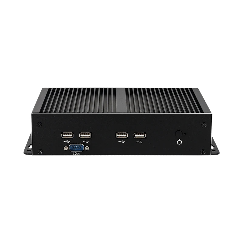 Mini PC industriale XCY con 4xLAN 6xRS232/485 2xUSB3.0 4xUSB2.0 1xHDMI 1xVGA Supporto WiFi LVDS Computer Windows10Pro Ready