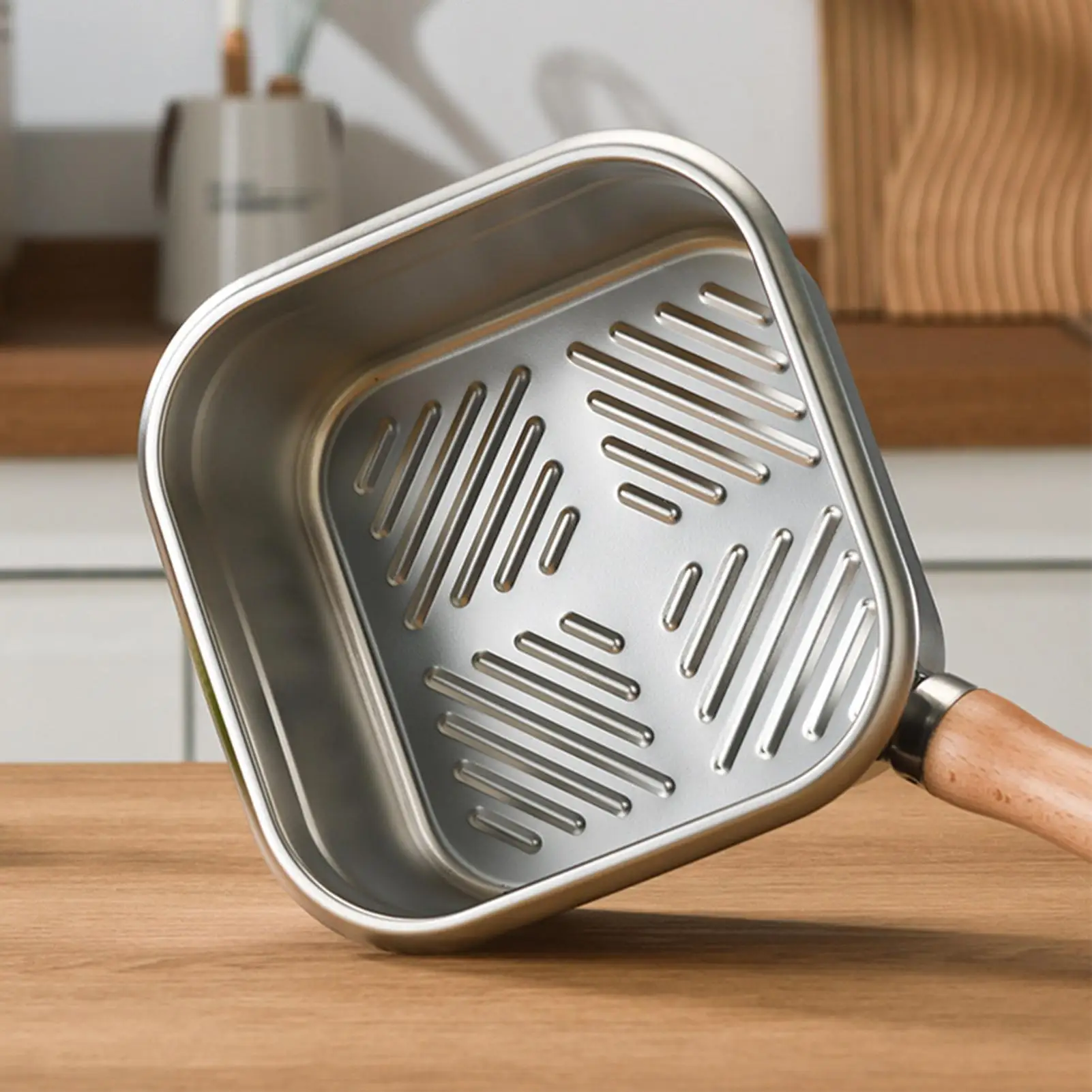 

Deep Fryer Pan Set Portable Fish Fryer with Oil Drip Rack Outdoor Stove Top Cooking Utensils for Camping Picnic Garden BBQ